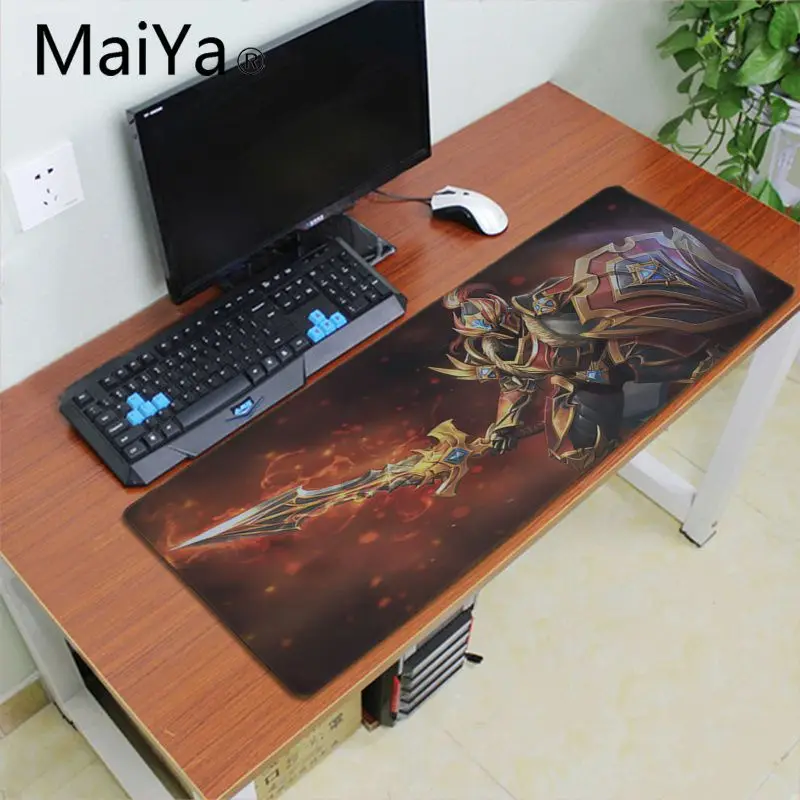 Maiya нескользящий ПК Dota 2 ноутбук игровые мыши коврик для мыши игровой коврик для мыши xxl стол ноутбук коврик для мыши геймер Настольный коврик - Цвет: Lock Edge 30x60cm