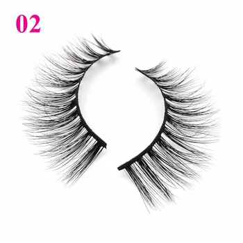 

NEW 3D 100% Real Mink Eyelash False Eyelash Natural Long Eyelash 02