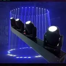 Бар Белый или rgbw 4 головки 4 шт 10 Вт красочные 4 головки Сканер DJ шоу сцены лучевые прожекторы