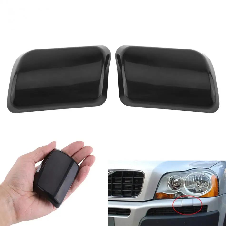 1 пара крышка сопла омывателя фары для Volvo XC90 2003 2006 30698209 30698208 колпачок стайлинга