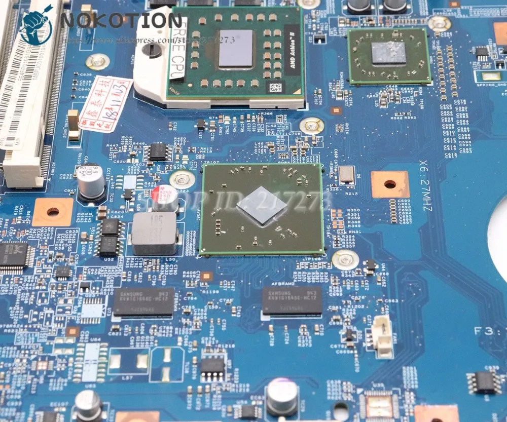 60% OFF  NOKOTION For Acer aspire 7540 7540g Laptop Motherboard JV71-TR 48.4FP02.011 MBPJC01001 DDR2 HD4500 