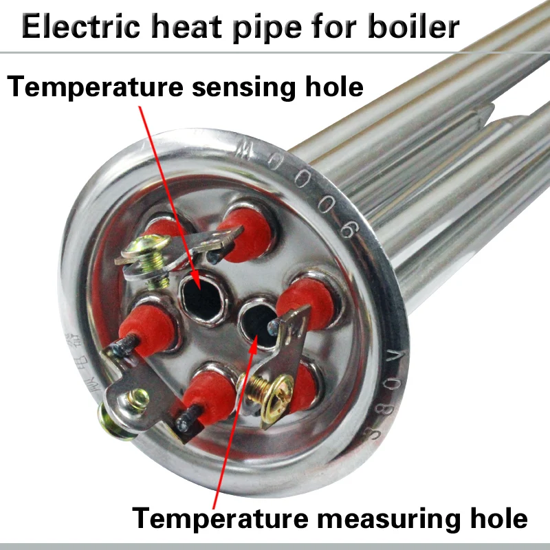 Нержавеющая сталь 63 мм фланцем по той же цене электрическая нагревательная трубка электрического водного нагревателя нагревающие Дизельного Котла/резервуар для воды нагреватель 380V 9KW