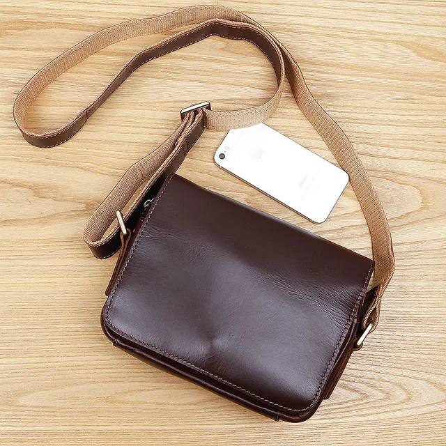Lan Free Shipping Leisure Men S Leather Shoulder Bag Distressed Lan Free Shipping Leisure Men S Leather Shoulder Bag Distressed Handmade Messenger Small Genuine