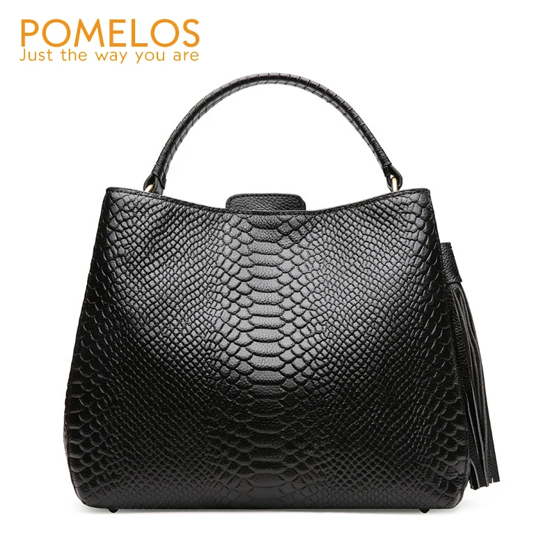 

POMELOS Fashion Luxury Handbags Women Bags Designer 2018 Ladies' Genuine Leather Handbags Quality Purses And Handbags For Women