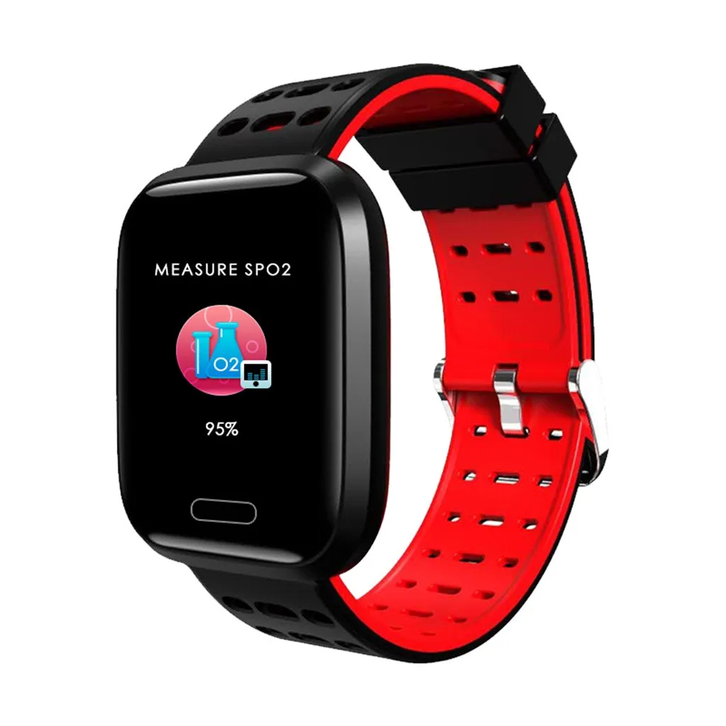 1.3inch Full Color Screen Blood Pressure Heart Rate Monitor Smart Watch Bracelet Heart Rate Monitor bracelet femme 2019