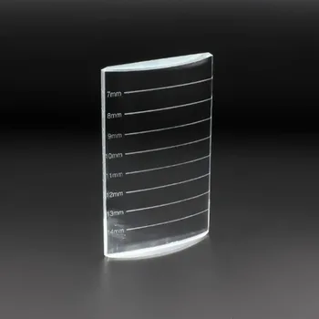 

Eyelash Extensions U Shape Adhesive Glue Crystal Palette Ceramic Lash Tiles Glue Holder Lash Stone Stand Individual Eyelashes