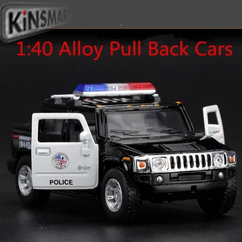 

1:40 alloy toy vehicles, metal diecasts, high off-road vehicle simulation model, Pull back Toy Vehicles, free shipping