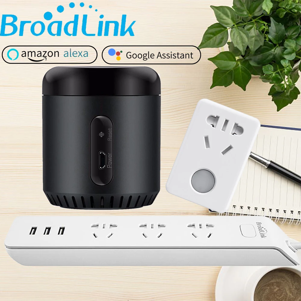 

Broadlink Original RM Mini3 for Alexa Google Home Smart WiFi IR Control Power Strip Wifi Socket SP mini3 CN AU Plug