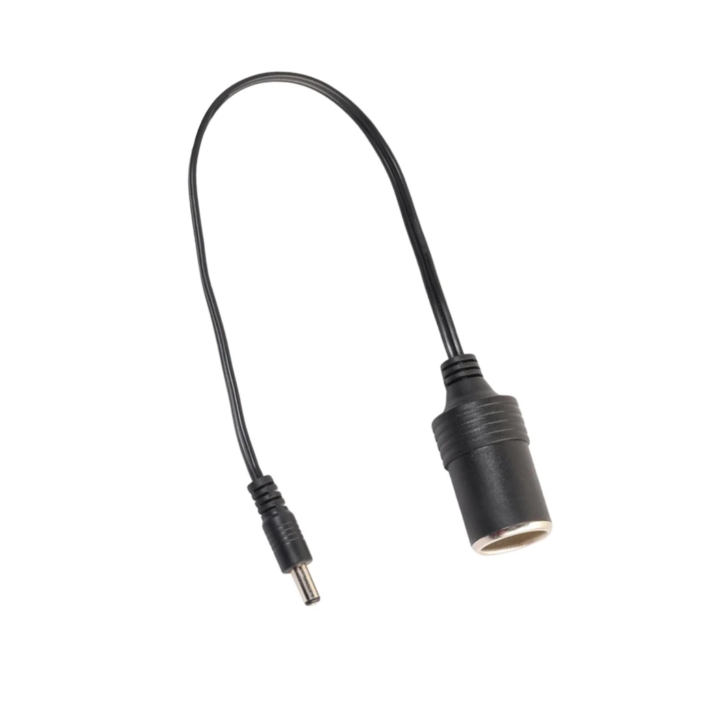 1 Piece Car Cigarette Lighter Cable Auto Lighter Socket To Male Power Switching Connector Adapter Extension Cable Black