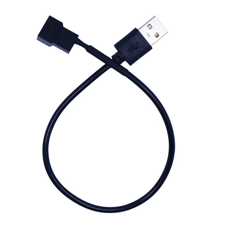 

Hot 3pin or 4pin fan to USB Adapter Cables 3/4 Pin Computer PC Fan Power Cable Connector Adapter 5V 30cm Connect