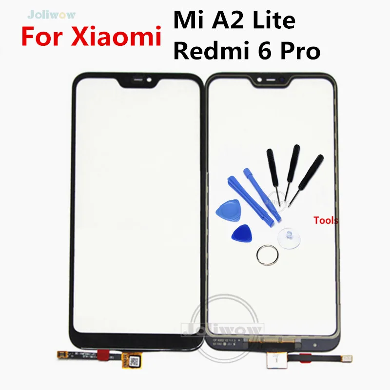 Сенсорный экран 5 84 дюйма для Xiaomi Redmi 6 Pro стеклянная панель переднее внешнее