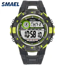 Мужские часы, цифровые relogio masculino smael, мужские часы, военные спортивные часы, водонепроницаемые 1506B спортивные цифровые наручные часы, роскошные