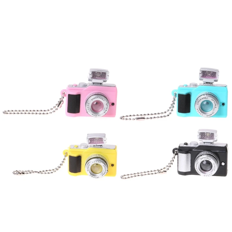 

Children Like HBB Creative Camera Toy Led Keychains With Sound LED Flashlight Key Chain Funny Toy NEW