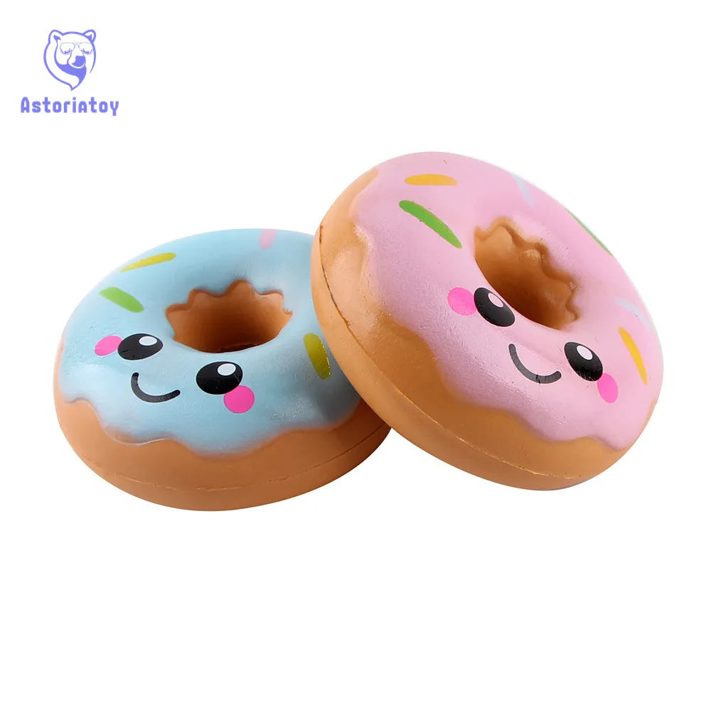 Donuts Squeeze Toys 10cm Lovely Doughnut Cream Scented Squishy Slow Rising Squeeze Toys Collection Sweet Smelling