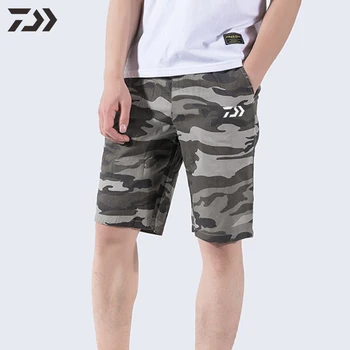 

2019 Summer Dawa Fishing Shorts Men Outdoor Sports Camouflage Breathable Fishing Clothing Hiking Traveling Fishing Pants