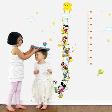 Zs стикер Микки Маус измеряемая высота стикер стены s для наклейки для детской комнаты