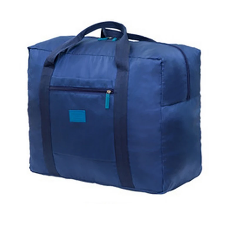 Портативная складная дорожная сумка, большая емкость, нейлоновая сумка для хранения одежды, органайзер, сумка для багажа, чемоданы, товары для путешествий - Цвет: Красный