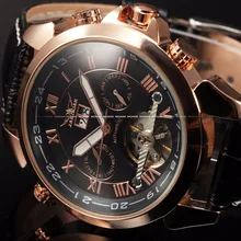 Jaragar Classic Business Watch Mens Automatic Stainless Steel Date Tourbillon Mechanical Watches Leather Wrist relogio masculino hot brand ouyawei mens luxury tourbillon auto mechanical wrist watches stainless steel business mens watches relogio masculino