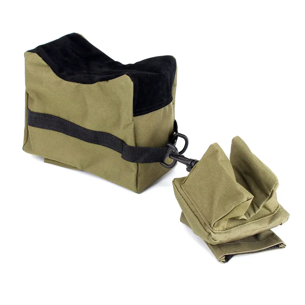 ohhunt Front and Rear Shooting Rest Bag Set Portable 600D Oxford Hunting Accessories Black Army Green Camouflage (5)