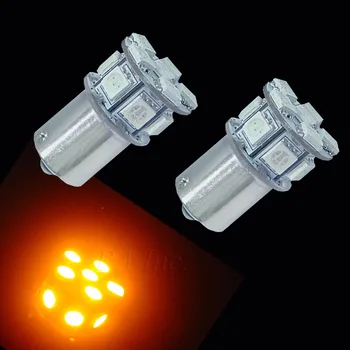 

PA LED 10PCS x 13SMD 5050 LED Car Auto Motorcycle Turn Sidelight Signal Light Lamp Bulb Amber Yellow