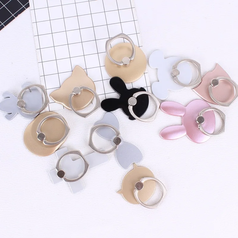 Finger Ring Mobile Cell Phone Hand Stand Holder Desk Car Universal Metal for Samsung iPhone 6s plus 7