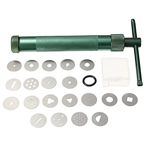 KSOL Ceramic Clay Extruder Gun Sculpture Tool Koony Sugarcraft + 19