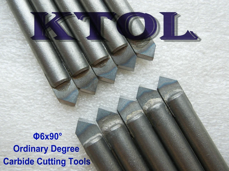 90 Ordinary Degree 6mm Solid Tungsten Carbide Milling Cutter Tools CNC