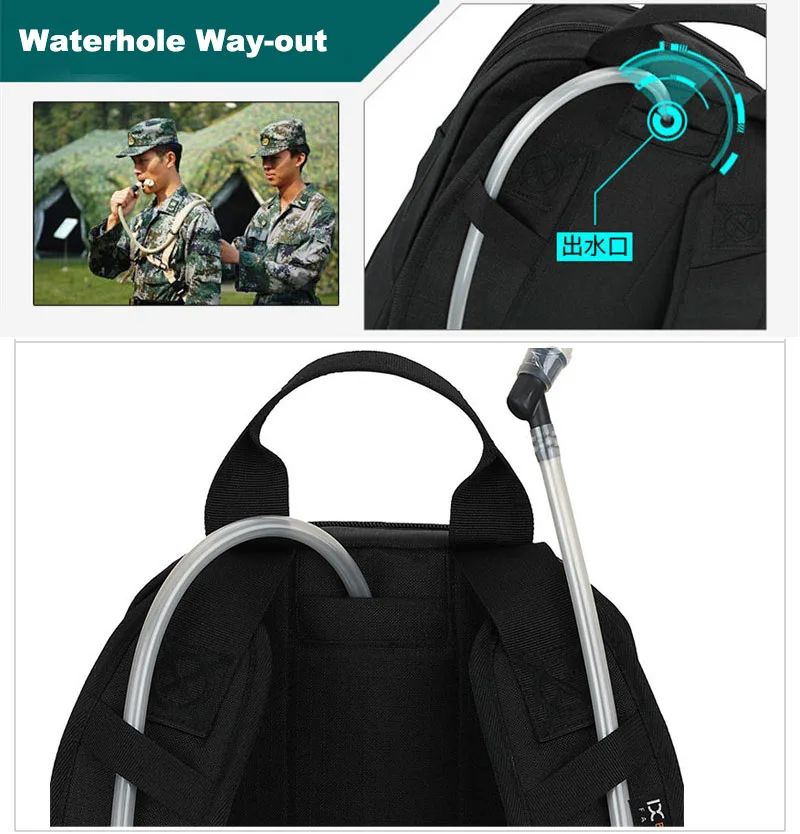 Militar do Exército Mochila de Acampamento Esportes ao ar Equitação Bolsa Viagem Molle Tático Bolsas Caminhadas Ciclismo Livre Náilon Xa506wa 9 Cheap Mochilas escal.