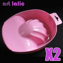 2 шт для дизайна ногтей, чаша для замачивания рук, инструмент для снятия маникюра и лечения лаком, миска для мытья