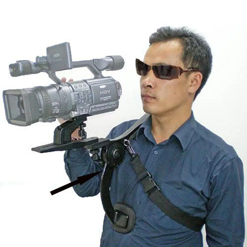 Prix pour Libérez Le Bateau Professionnel Nouveau Capture Vidéo Stabilisateur Support D'épaule Rig Pour Canon Nikon DV DSLR HD Appareil Photo Numérique Caméscope Prix pour Libérez Le Bateau Professionnel Nouveau Capture Vidéo Stabilisateur Support D'épaule Rig Pour Canon Nikon DV DSLR HD Appareil Photo Numérique Caméscope