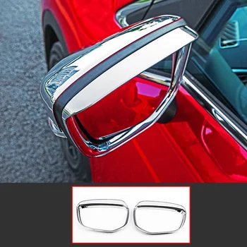 

ABS Chrome Rearview Mirror Rain Shield Sun Visor Cover Trim Car Exterior Accessories Fit For Mitsubishi Eclipse Cross 2018 2019