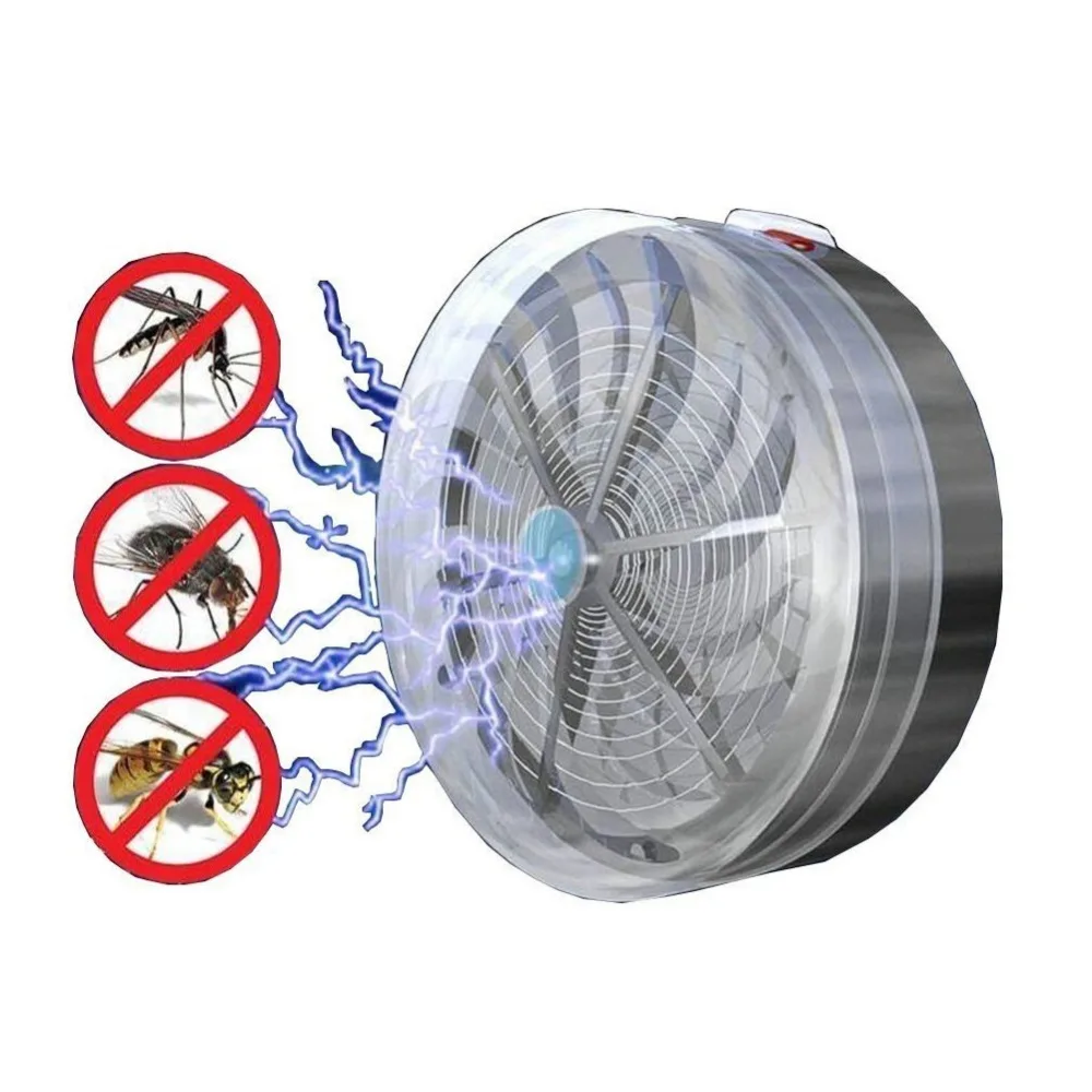  Indoor Outdoor Summer Solar Powered Mosquito Killer Light Lamp Electric Fly Insect Bug Mosquito Kil