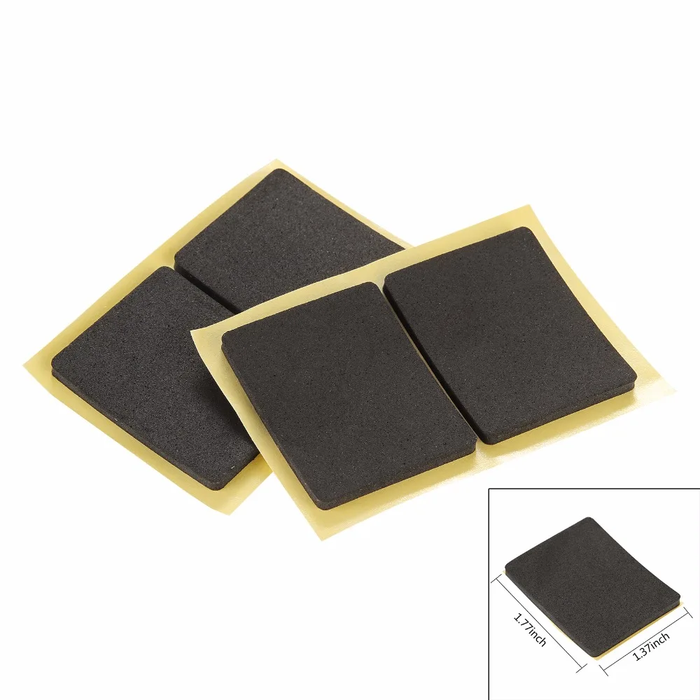 50pcs black Square single sided Foam Pad Strong Adhesive Force Acrylic
