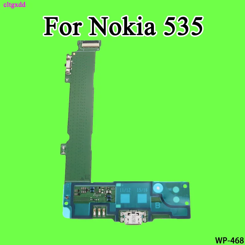 Cltgxdd Micro Dock Plug коннектор Плата USB зарядный порт гибкий кабель для Nokia Microsoft Lumia 535