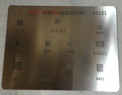 2 шт./лот BGA трафарет reball для Hi1101 Hi6362 Hi6401 hI6402 Hi6403 Hi6422 Hi6551 Hi6555 Hi6561 Hi6522 Hi6421|bga reballing|stencils