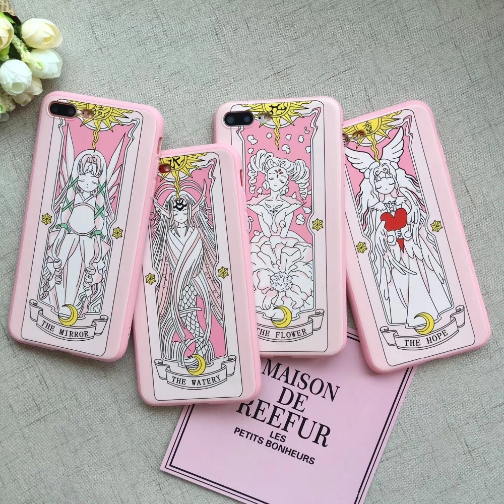 Japan Super Cute Cartoon 3D Relief Card Captor SAKURA Clow Card Pattern  Soft TPU Case Cover For Iphone6 6S 7 8 6P 7P 8P X|cover for iphone6|case  covercover pattern - AliExpress