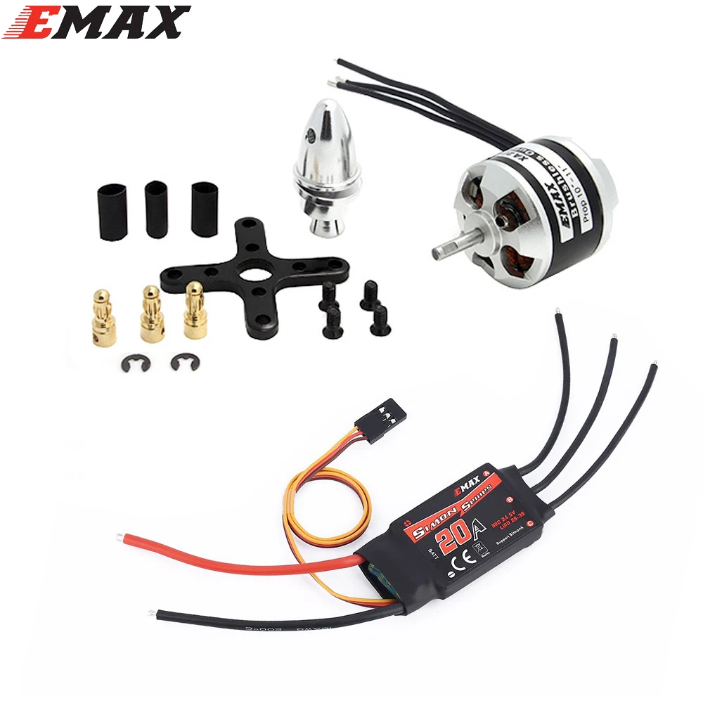 Оригинальный EMAX XA2212 KV820/KV980/KV1400 бесщеточный двигатель с Emax Simonk 20A ESC для F450 F550 RC