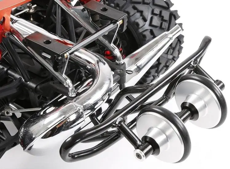 Колесные бамперы для Rovan KM HPI 5R KRAKEN 5B 5 T SS 5SC Отрегулированная выхлопная труба T1000 x5