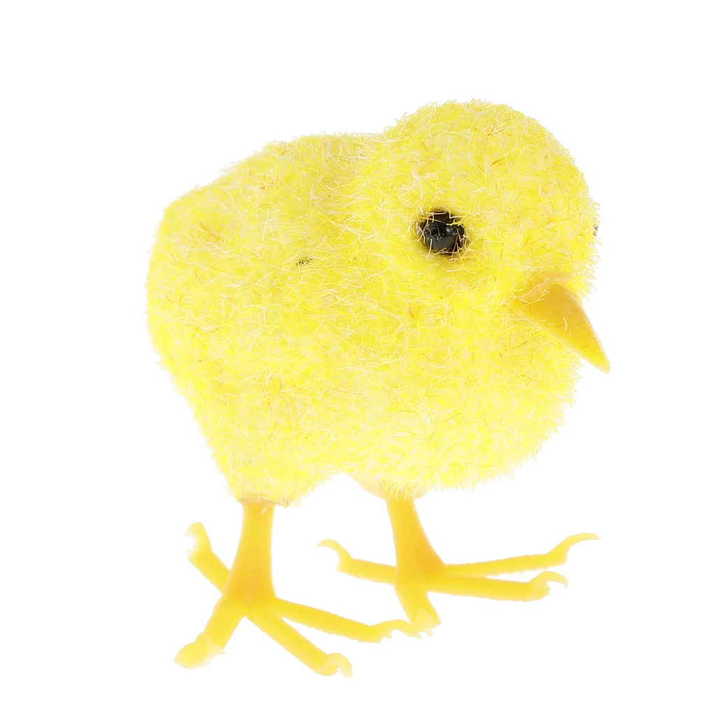 Home Decor Chicken Ornament Figurines Baby Chick Birds Garden Decor Miniature Models Miniatures 