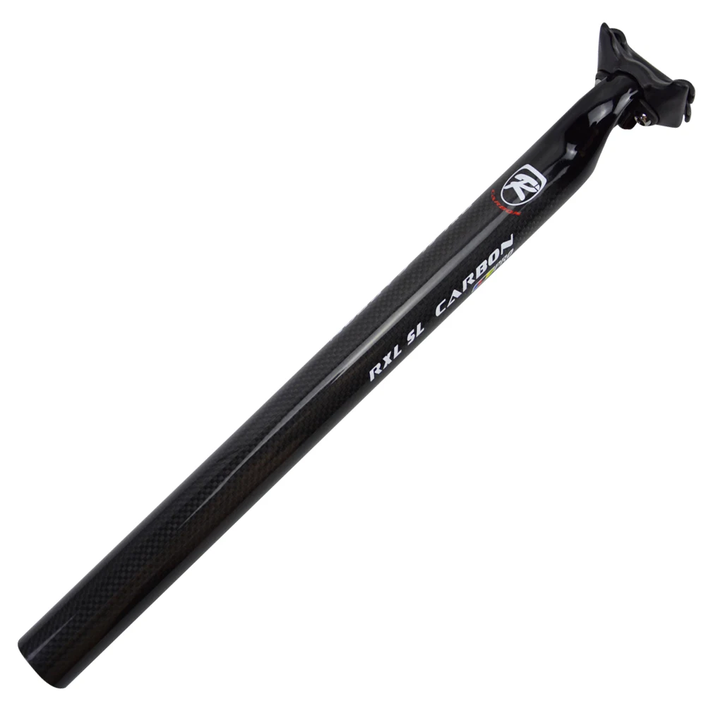 RXL SL Bicycle Mtb Seat Post Carbon 27.230.831.6mm Road Bike 3K Glossy  Bicycle Accessories Zero Offset All Carbon Seatpost   (3)