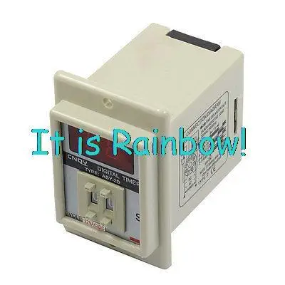 

Free Shipping ASY-2D AC/DC 12V 99 Second Digital Timer Programmable Time Delay Relay White