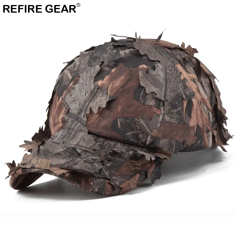 Камуфляжная кепка ReFire Gear для мужчин быстросохнущая уличная Кепка с изображением