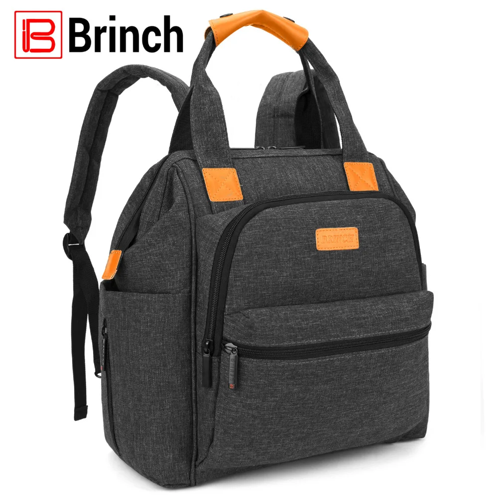 BRINCH Multifunctional Diaper Bag Backpack Lightweight Mummy Travel Backpack Large Capacity ...