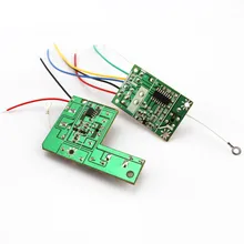 27MHZ 4CH Transmitter Receiver Board for Remote Control Car DIY RC Toy Car