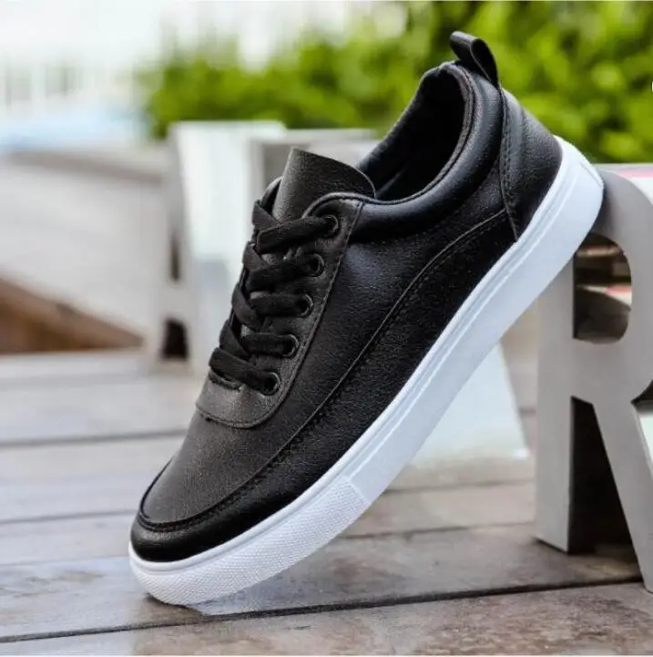 

2019 Youth sports shoes men's casual shoes Korean trend students white shoes