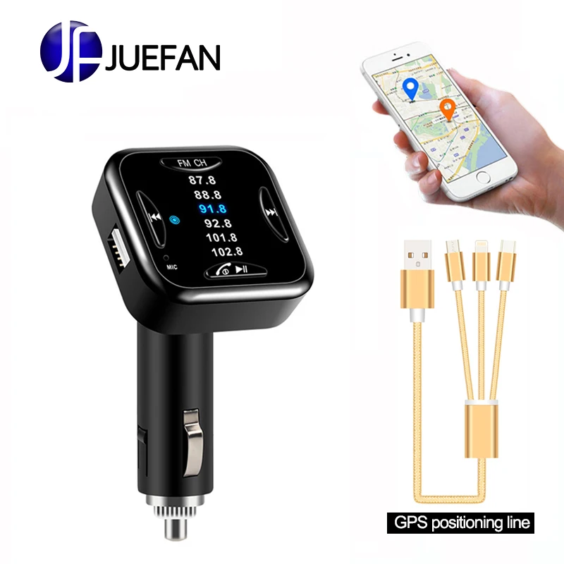 

Bluetooth Car Kit Wireless FM Transmitter MP3 Player Handsfree AUX Modulator transmisor Fm modulator Radio Adapter USB Charger