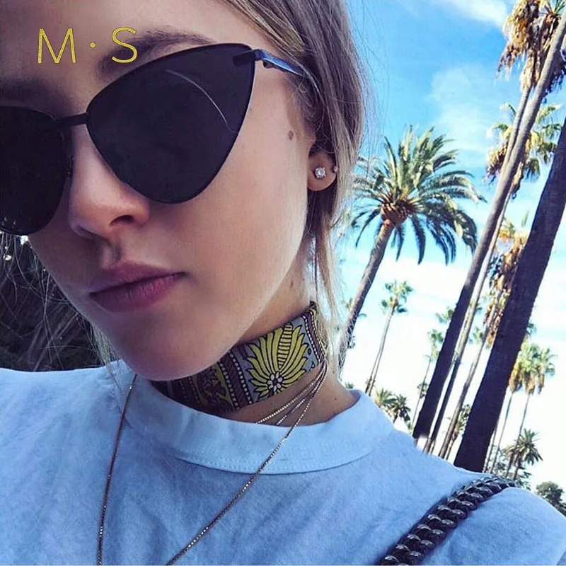 Женские солнцезащитные очки MS 2018 роскошные классические с украшением женские от