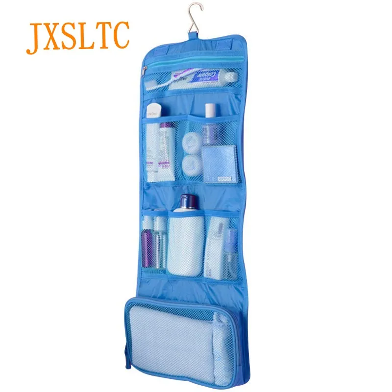 JXSLTC النساء الرجال حقيبة سفر لمستحضرات التجميل للطي شنق هوك الشخصية حقيبة مستحضرات تجميل المحمولة المنظم النايلون للماء غسل حقيبة تويلت JXSLTC النساء الرجال حقيبة سفر لمستحضرات التجميل للطي شنق هوك الشخصية حقيبة مستحضرات تجميل المحمولة المنظم النايلون للماء غسل حقيبة تويلت