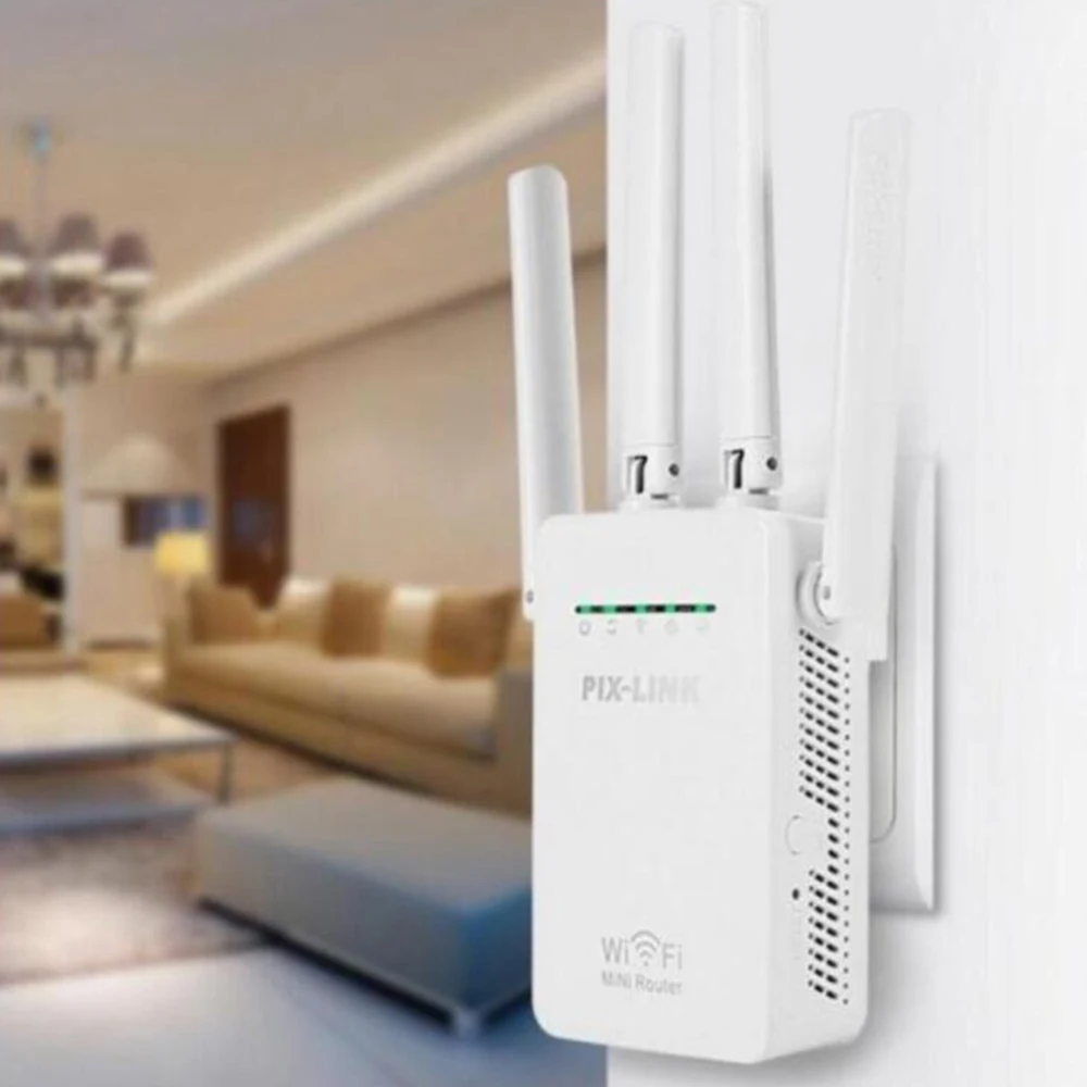 300Mbps Wireless WIFI Repeater Booster Extender WIFI Router Home Network 802.11b/g/n RJ45 2 Ports Wilreless-N Wi-fi