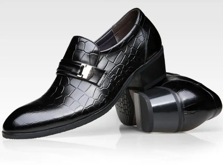 Masculinos Casamento Jozigbema Apontou Hombre Moda Preto Estilo Calçados marrom Sapato Oxfords Britânico Masculina Novos Toe Homens Da Zapatos Sapatos Formal 1wTq1Or